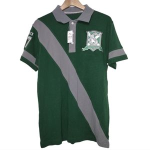 Harry Potter Slytherin Cross Stripe Quidditch Polo